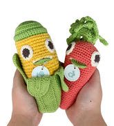 Myum Teether - Veggie - Add Ons - corn + carrot - Preserved Flowers & Fresh Flower Florist Gift Store